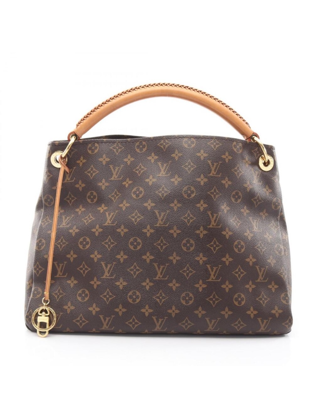 Louis Vuitton Monogram Canvas Top-Handle Bag in Brown and Tan